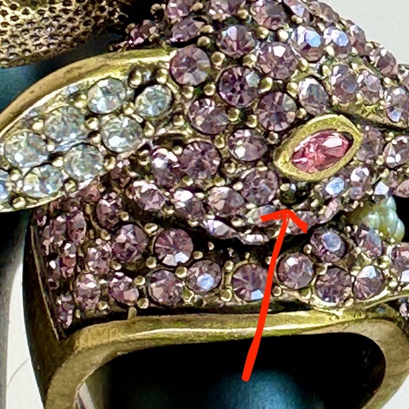 PRICE DROP - Heidi Daus White Rabbit Crystal Ring - Picture 10 of 10